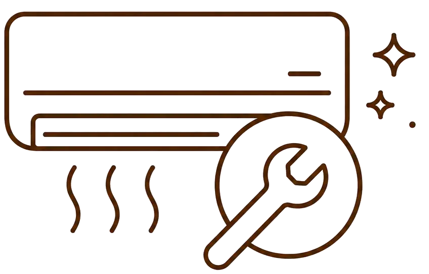 AC repair and installation service icon for cooling systems in Richmond TX