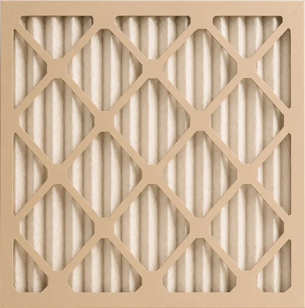Clean HVAC air filter after professional replacement in Richmond TX