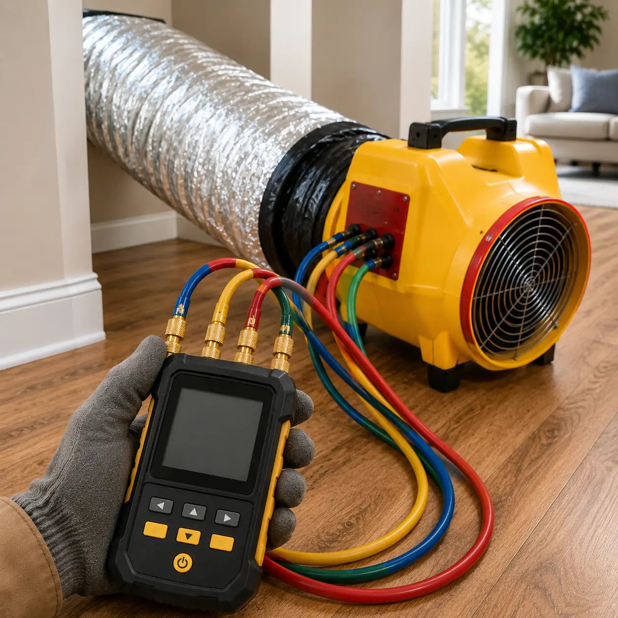 Air duct performance testing in Richmond TX