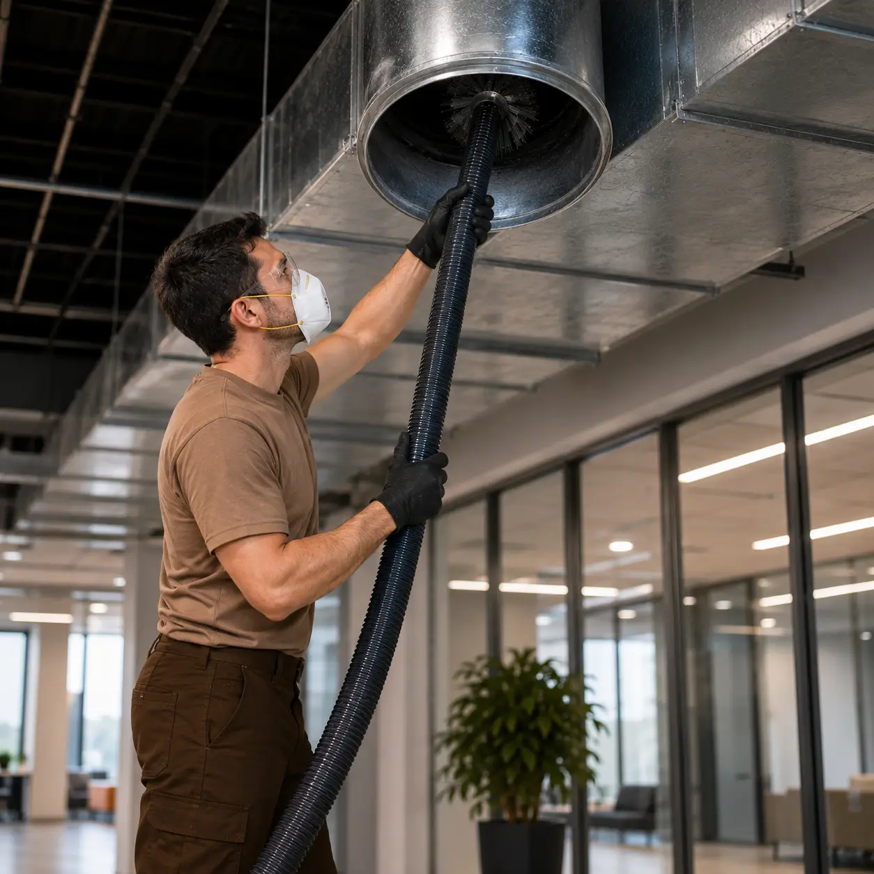 Air duct cleaning service premium equipment